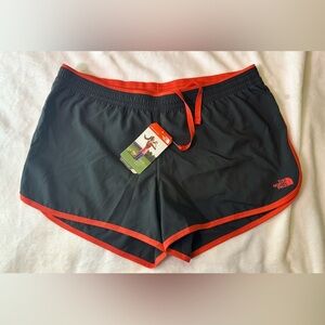 The North Face Women's Black Shorts with Red Trim